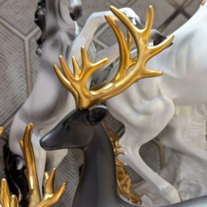 BLACK 2 PCS DEER SET